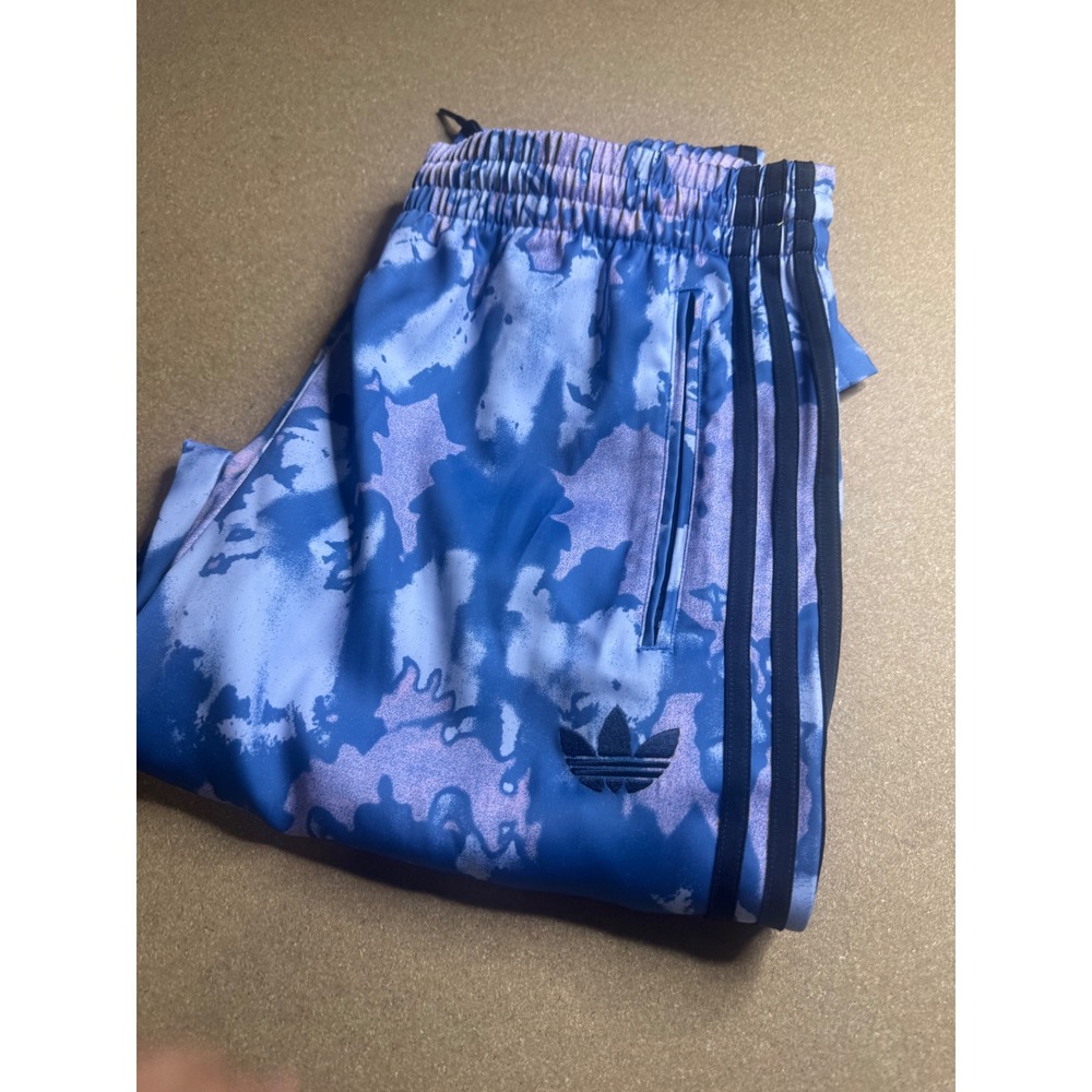 Adidas San Jose Earthquakes Grateful Dead Tie Dye Track Pants Blue Pink Mens L